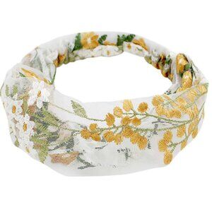 Beautiful Nature Embroidered Headband